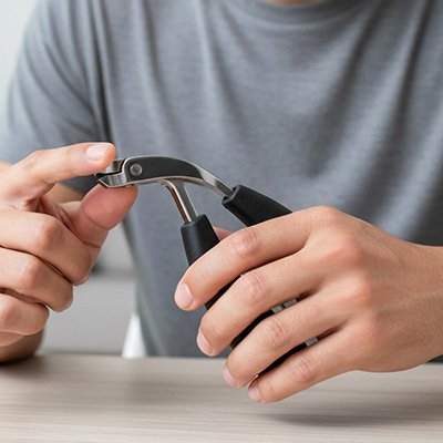 Coupe ongle ergonomique